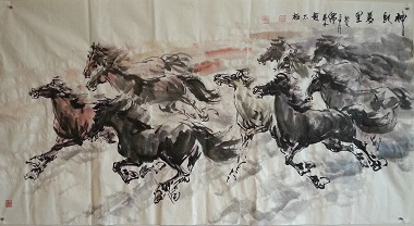 全国名人书画艺术风采展示--赵太极