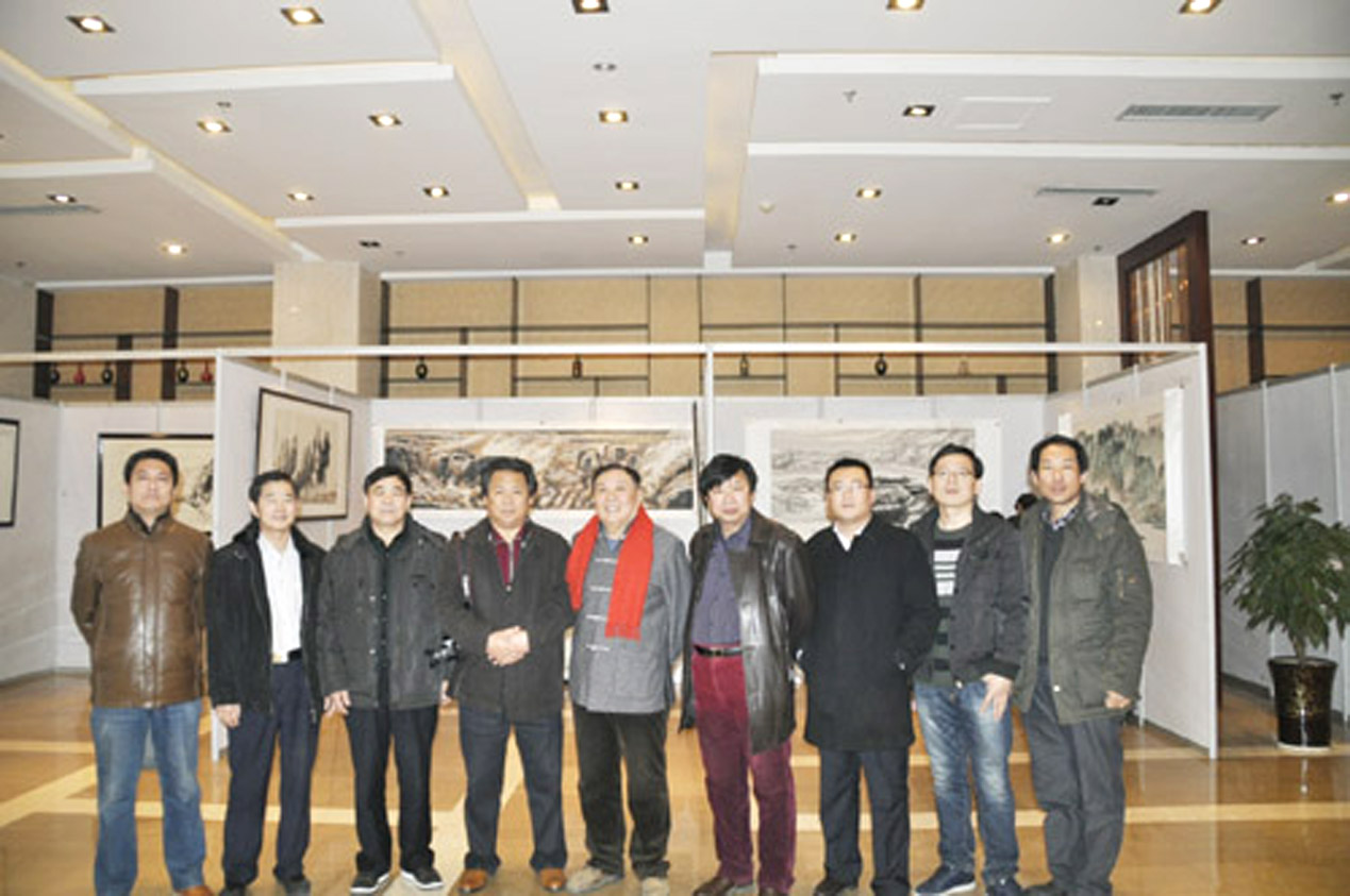 2014德凤山、吴景晨“龙马精神”主题画展在山东济南开展