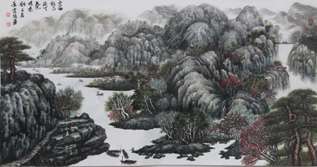 全国名人书画艺术风采展示--吴建设