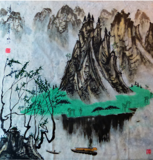 全国名人书画艺术风采展示--张水江
