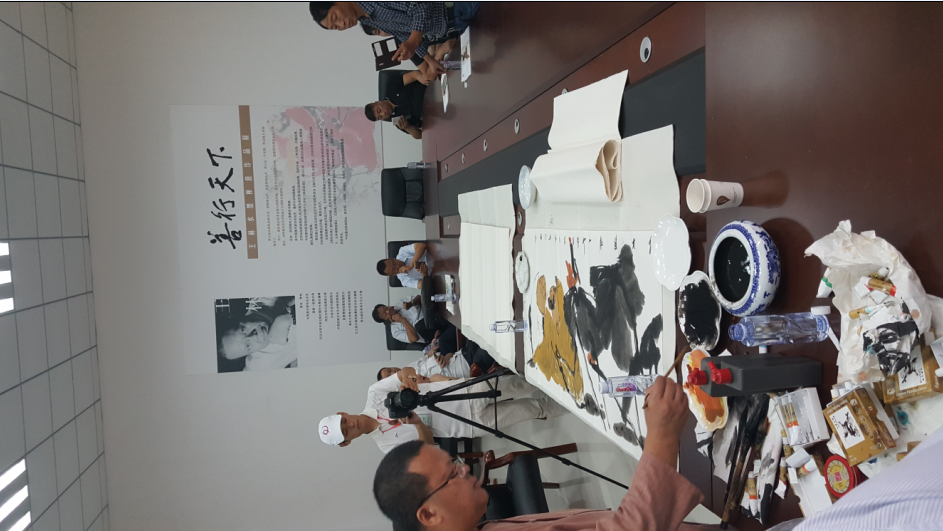 善行天下——王林水墨禅意作品展走进兰考
