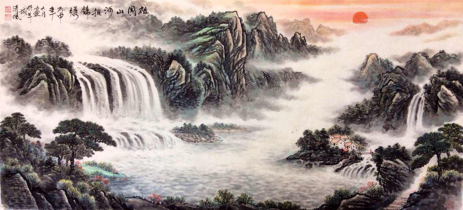 全国名人书画艺术风采展示--清风