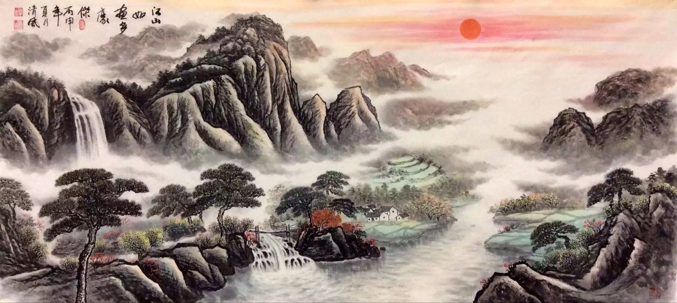全国名人书画艺术风采展示--清风
