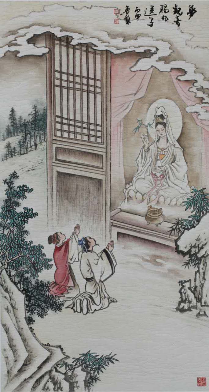 “大爱妈祖”2016鲁樵中国画展在宁波开幕