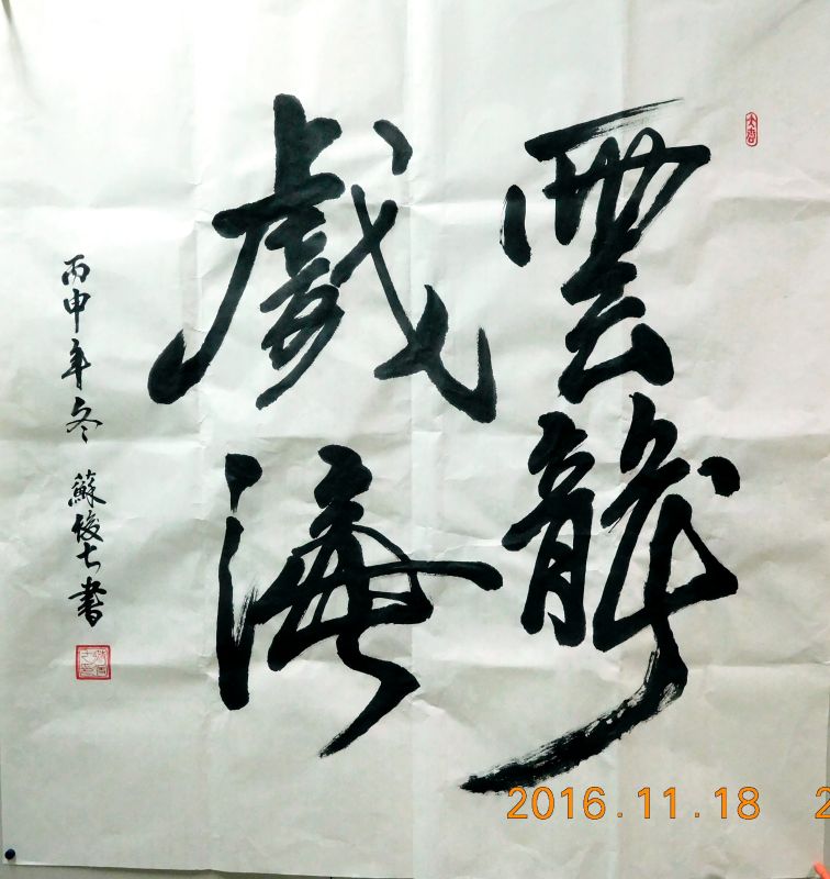 全国名人书画艺术风采展示--苏俊七