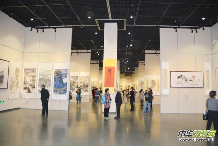 第五届“大美平谷 水墨周庄”书画展开幕