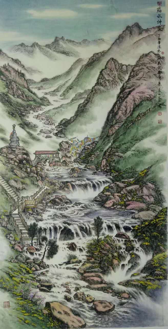 全国名人书画艺术风采展示--甄洪林
