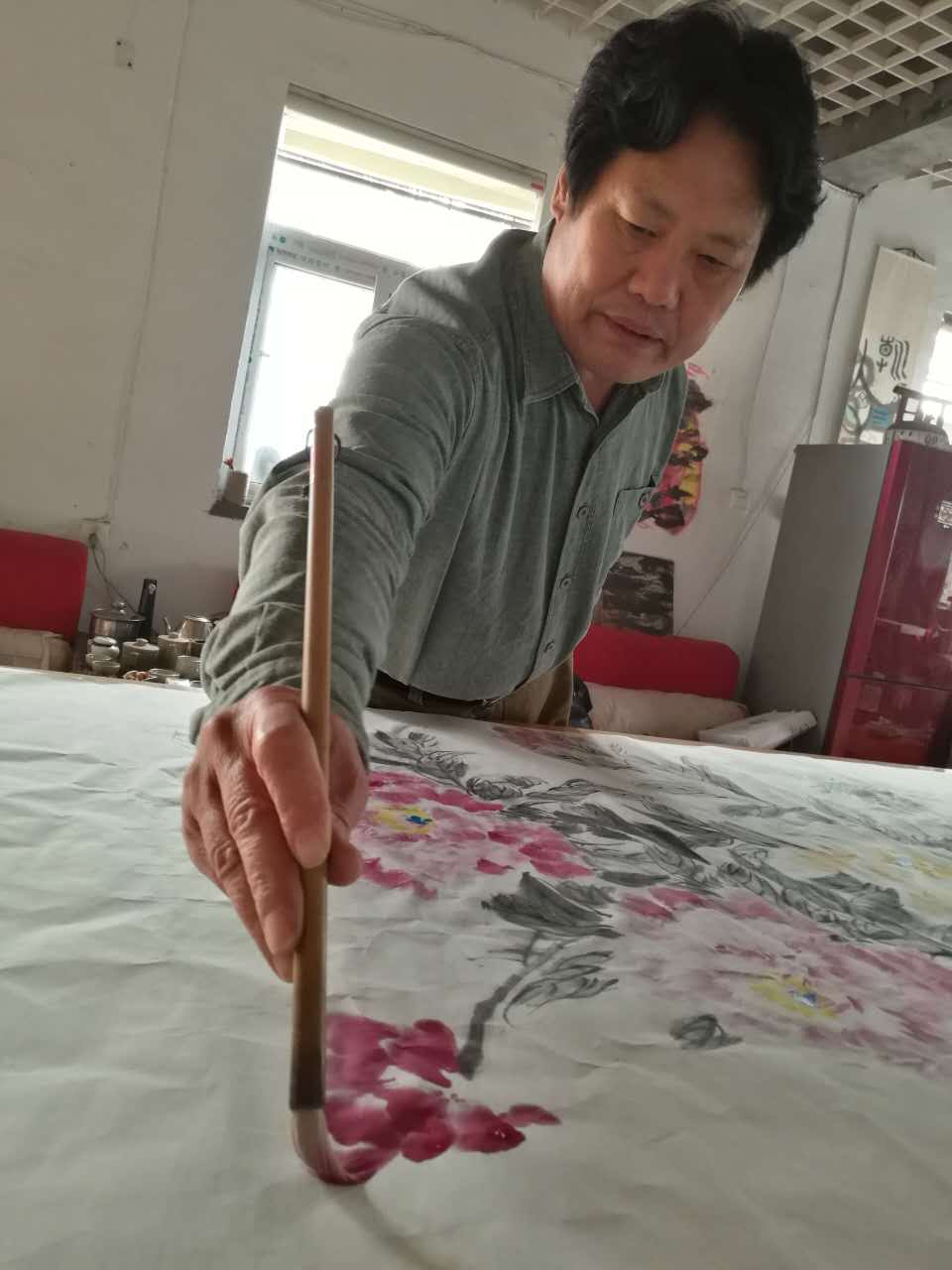 全国名人书画艺术风采展示--李朝鸿