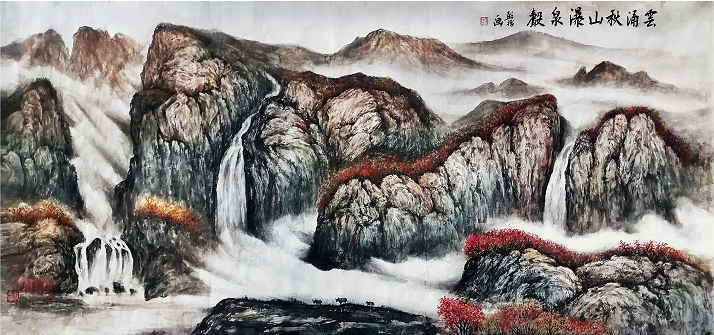 全国名人书画艺术风采展示--彭哲 全国名人书画艺术风采展示--彭哲