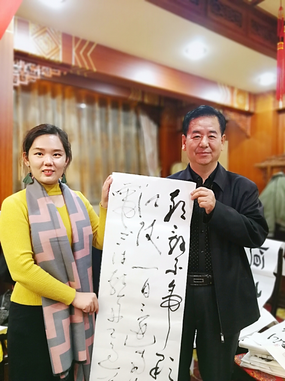 北京门头沟区书法家协会市区分会举办“为政以德 与时偕行”书法笔会交流暨新会员入会活动