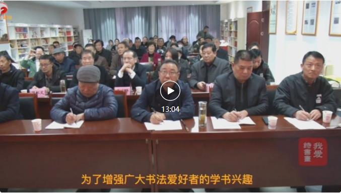 倪进祥“书法公益大讲堂”日前在霍邱县举行