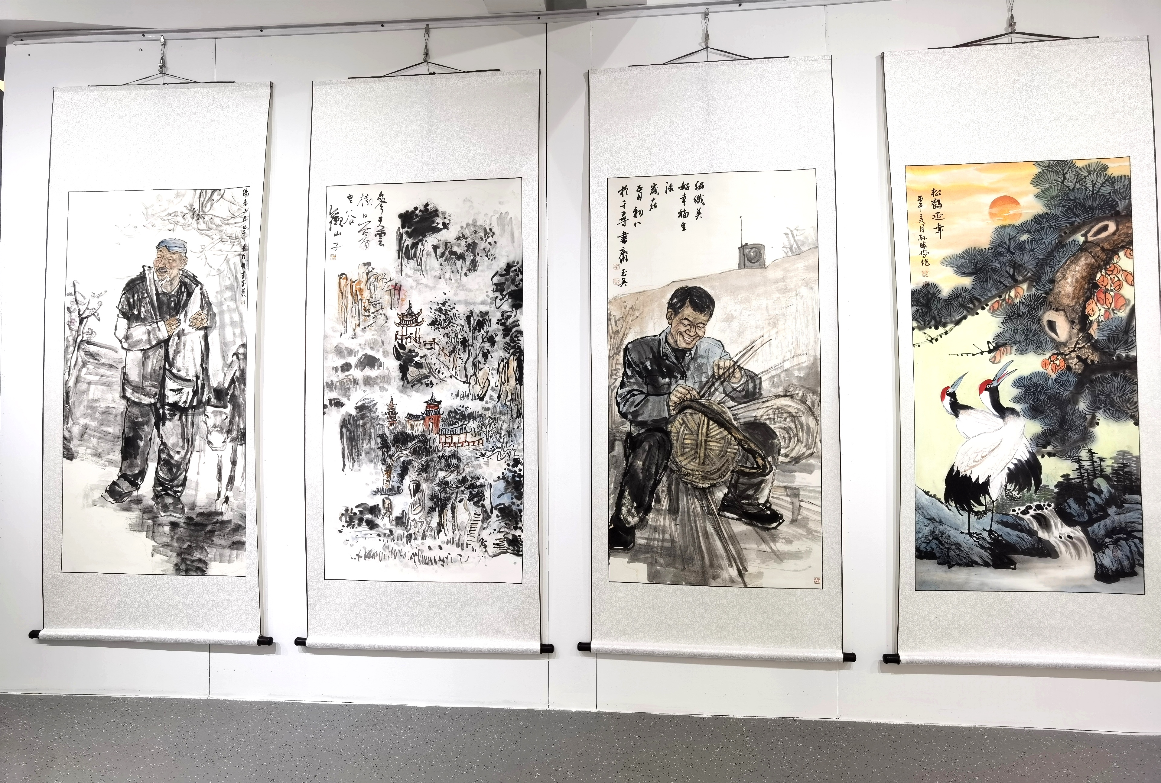 晋聚五洲·书香怀仁——中宣书画院书画展亮相2026怀仁首届农文旅融合发展大会暨第一届进出口商品交易博览会