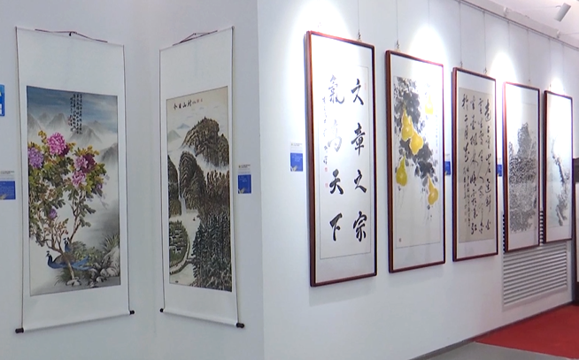 晋聚五洲·书香怀仁——中宣书画院书画展亮相2026怀仁首届农文旅融合发展大会暨第一届进出口商品交易博览会
